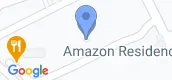 지도 보기입니다. of Amazon Residence