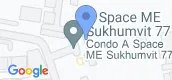 地图概览 of A Space Sukhumvit 77