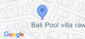 지도 보기입니다. of Bali Pool Villa Rawai