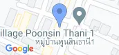 地图概览 of Baan Poonsinthani 1