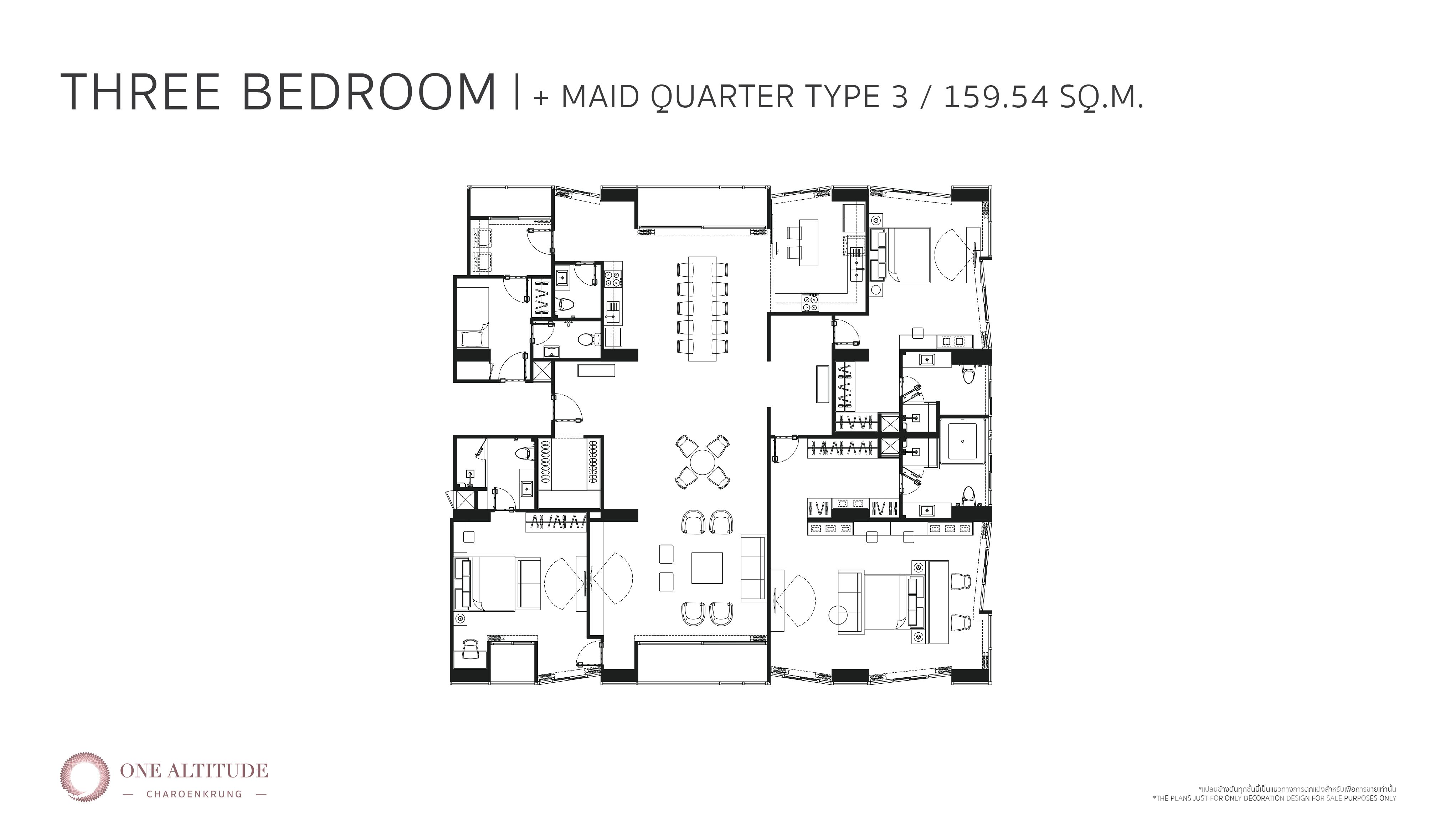 For sale 3 Beds condo in Bang Kho Laem, Bangkok