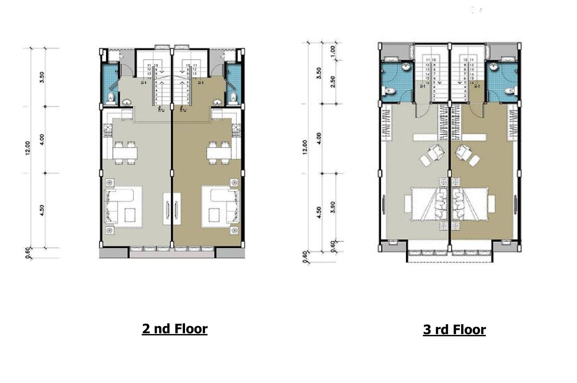 For sale 1 Beds townhouse in Din Daeng, Bangkok