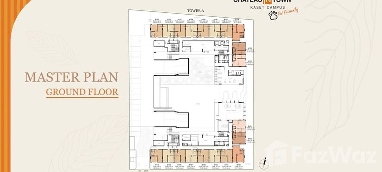 Master Plan of ชาโตว์ อิน ทาวน์ เกษตร แคมปัส - Photo 1