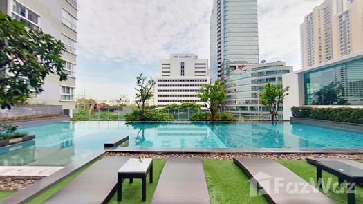 3D Walkthrough of the Communal Pool at The Parkland Grand Asoke-Phetchaburi