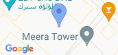 Map View of Meera Tower-Al Habtoor City