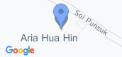 지도 보기입니다. of Aria Hua Hin