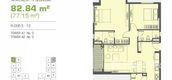 Unit Floor Plans of Tropic Garden Apartment