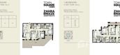 Plans d'étage des unités of Zahra Breeze Apartments