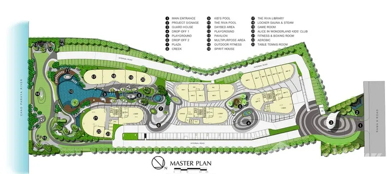 Master Plan of Supalai Riva Grande - Photo 1