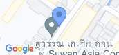 Vista del mapa of Suwan Asia Condominium