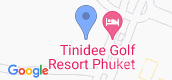 지도 보기입니다. of Tinidee Golf Resort Phuket