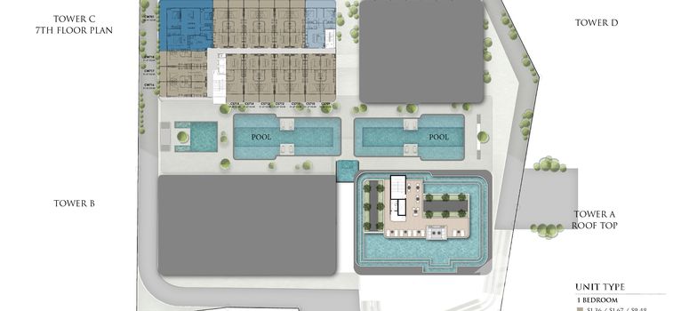 Master Plan of เอเวอร์ ไพรม์ เรสซิเดนซ์ กะรน - Photo 15