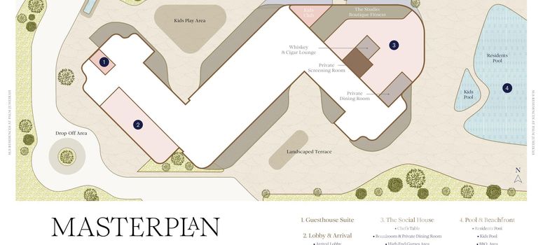 Master Plan of SLS Residences The Palm - Photo 1