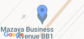 عرض الخريطة of Mazaya Business Avenue AA1