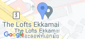 지도 보기입니다. of The Lofts Ekkamai