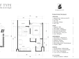 1 Bedroom Condo for sale at Embassy Life, Nong Prue, Pattaya
