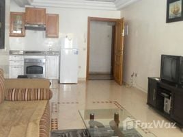 1 Bedroom Apartment for rent at Appartement F2 vide ou meublé avec terrasse à louer usage habitation ou professionnel dans une résidence sécurisée avec piscine à Gueliz - Marrakech, Na Menara Gueliz