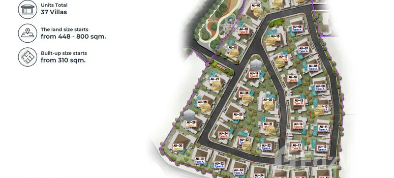 Master Plan of โบทานิก้า โฟร์ ซีซั่นส์ - ออทัมน์ โมเดิร์น ลอฟท์ - Photo 1