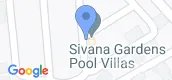 Vista del mapa of Sivana Gardens Pool Villas 