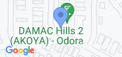 Vista del mapa of DAMAC Hills 2 (AKOYA) - Odora