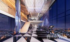 图片 2 of the Общий тренажёрный зал at Sapphire Luxurious Condominium Rama 3