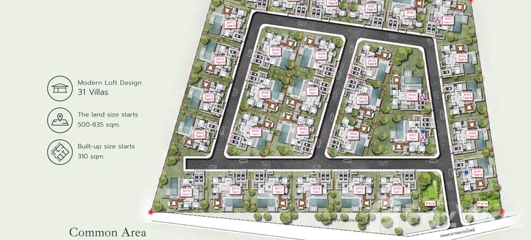 Master Plan of Botanica Luxury Hua Hin - Photo 1