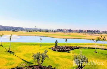 appartement neuf, moderne à louer meublé, de 3 pièces, avec belle terrasse vue sur le lac, situé au golf prestigia in Na Menara Gueliz, Marrakech Tensift Al Haouz