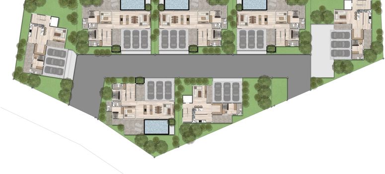Master Plan of ดิโอโซน เวลท์ จอมเทียน พูลวิลล่า พัทยา - Photo 1