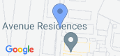 Karte ansehen of The Avenue Residences