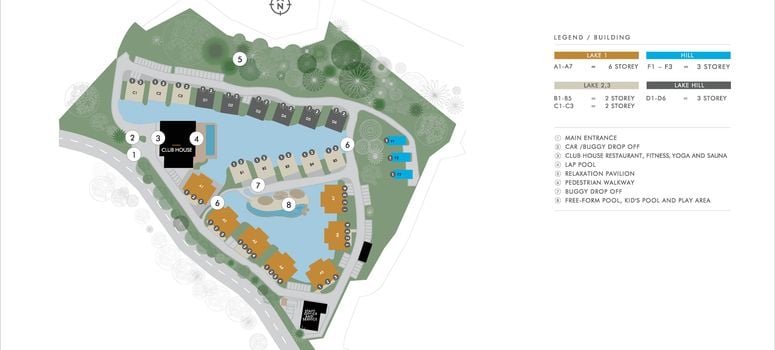 Master Plan of เอ็มแกลเลอรี เรสซิเดนซ์, มอนท์เอซัวร์ เลคไซด์ - Photo 1