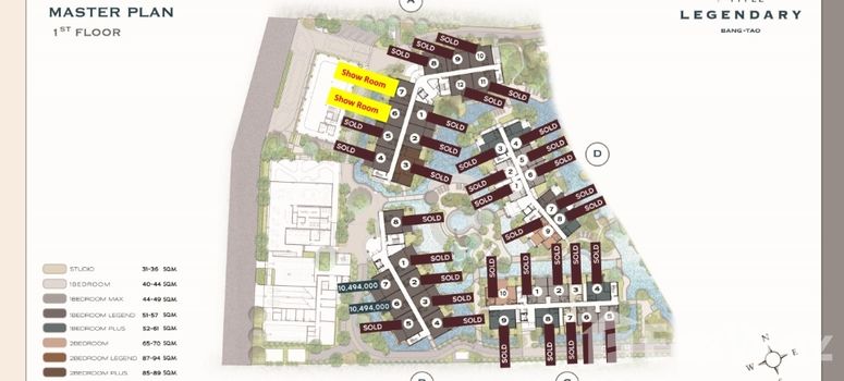 Master Plan of เดอะ ไตเติ้ล เลเจนดารี-บางเทา - Photo 1