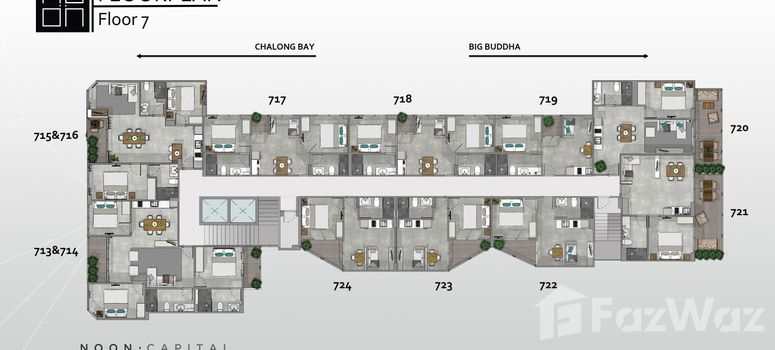 Master Plan of นูนวิลเลจ ทาวเวอร์ 2 - Photo 3
