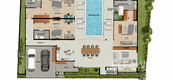 Unit Floor Plans of Unique Villa Kata
