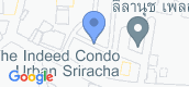 지도 보기입니다. of The Indeed Condo Urban Sriracha