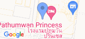 지도 보기입니다. of Pathumwan Princess