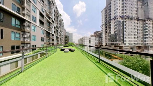 Vista en 3D of the Communal Garden Area at Centric Ratchada - Huai Khwang