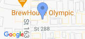지도 보기입니다. of Olympia City