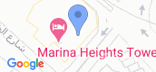 지도 보기입니다. of Marina Heights