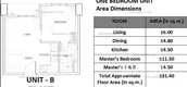 单元平面图 of Gateway Regency Studios 