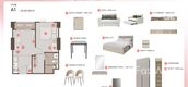 Unit Floor Plans of Aspire Sathorn-Taksin Priva