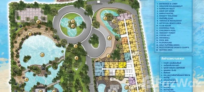 Master Plan of Grand Solaire Pattaya - Photo 1