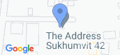 Vista del mapa of The Address Sukhumvit 42