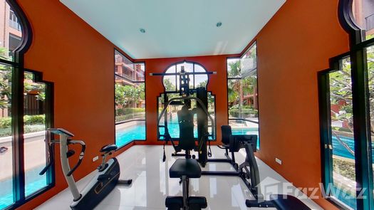 3D视图 of the Fitnessstudio at Bluroc Hua Hin