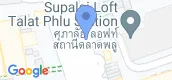 ทำเลที่ตั้ง of ศุภาลัย ลอฟท์ แอท สถานีตลาดพลู