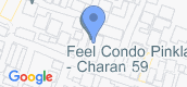 Vista del mapa of Feel Condo Pinklao - Charan 59