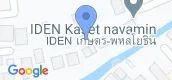 지도 보기입니다. of IDEN Kaset - Phaholyothin
