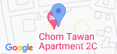 地图概览 of Chom Tawan Apartment