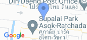 Map View of Supalai Park Asoke-Ratchada