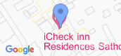 Map View of iCheck Inn Residence Sathorn