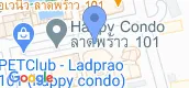 Vista del mapa of Happy Condo Ladprao 101